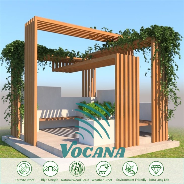 open-top pergola