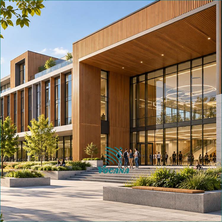 Composite Cladding For University Campus Buildings | Vocana