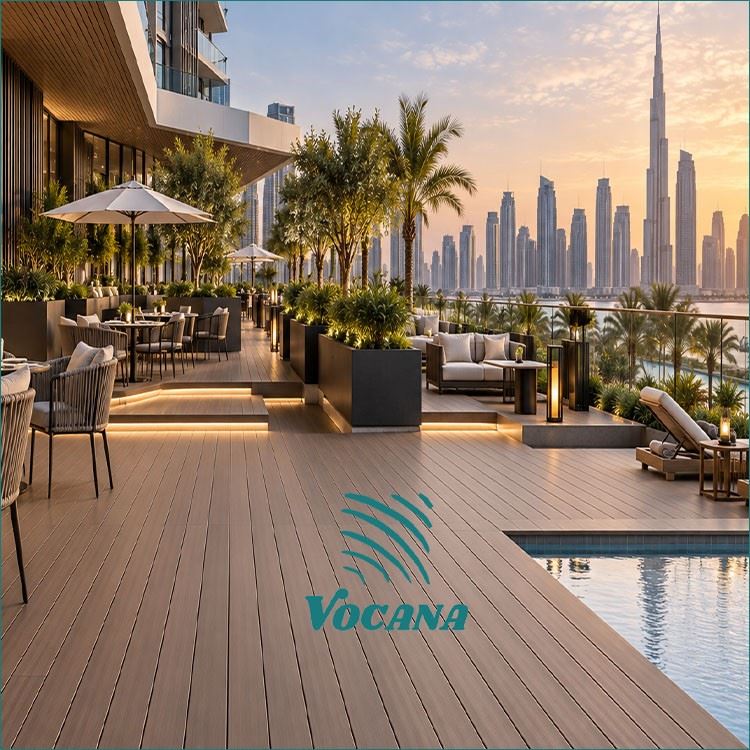 Composite Decking For Museum Courtyards | Vocana factory
