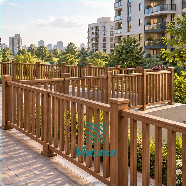 Composite Railing For Apartment Podium Terraces | Vocana suppliers