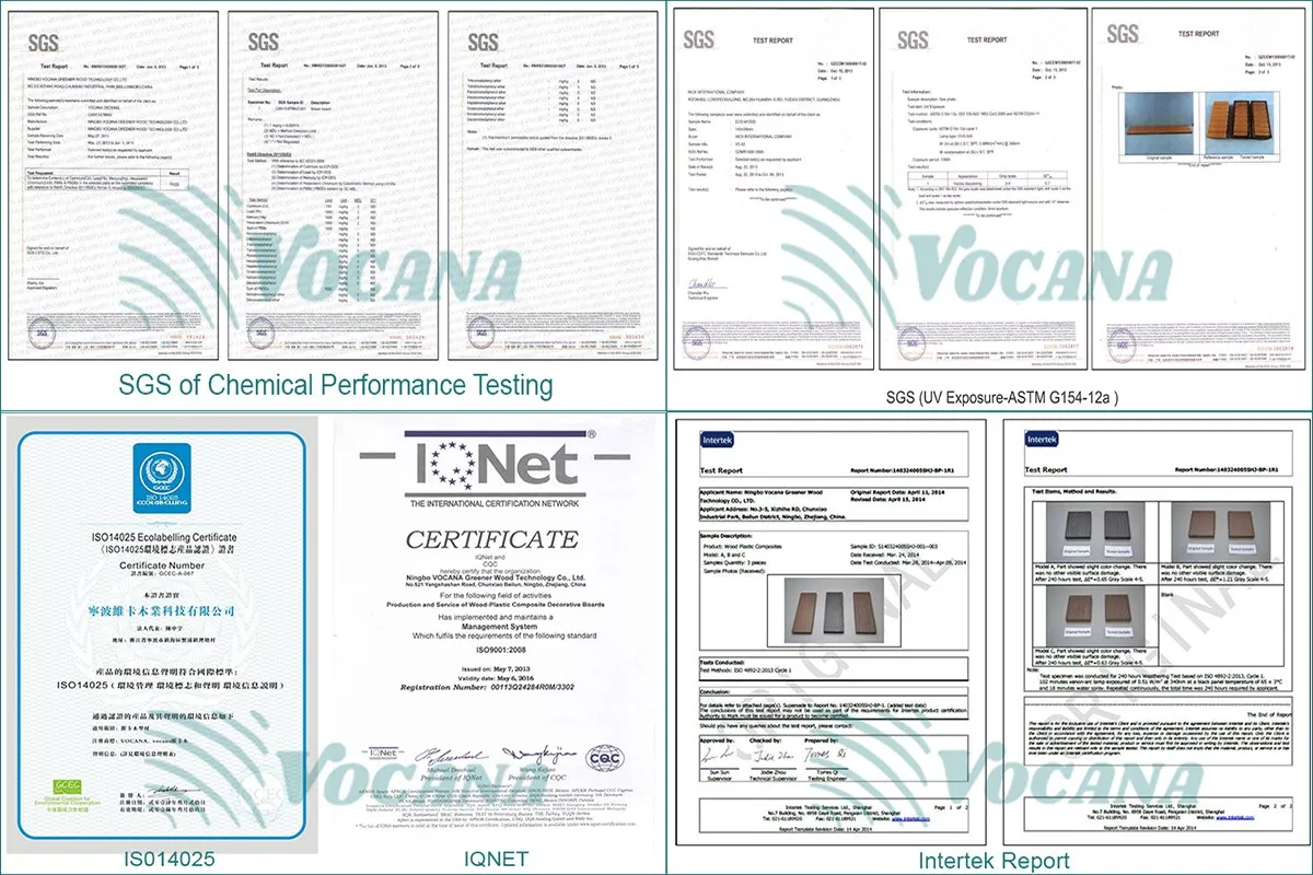 Vocana WPC Certificates Vocana WPC Certificates