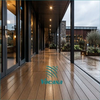 Anti-Slip WPC Decking For UK Public Walkways | Commercial Composite Deck Boards