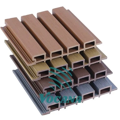 Durable Outdoor WPC Slatted Wall Panel