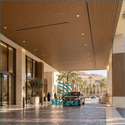 Saudi WPC Ceiling Panels for Hotels & Commercial Buildings | Vocana