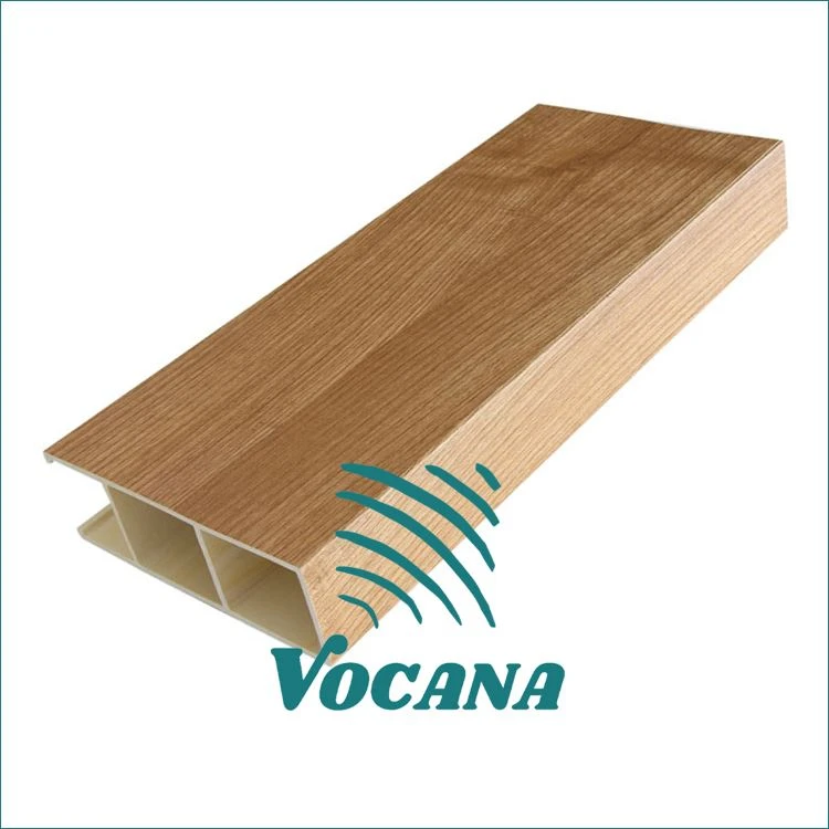 Wood Grain WPC Ceiling for Philippines Resort Villas, Beach Huts & Commercial Interiors