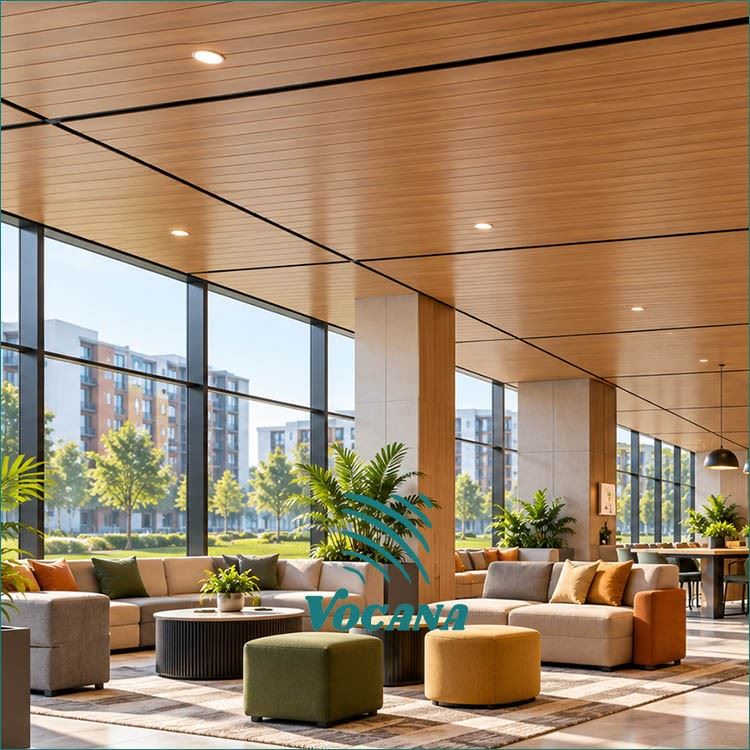 WPC Ceiling For Hospital Corridors & Waiting Areas | Vocana factory
