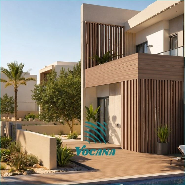 WPC Cladding For Apartment Clubhouses | Vocana suppliers