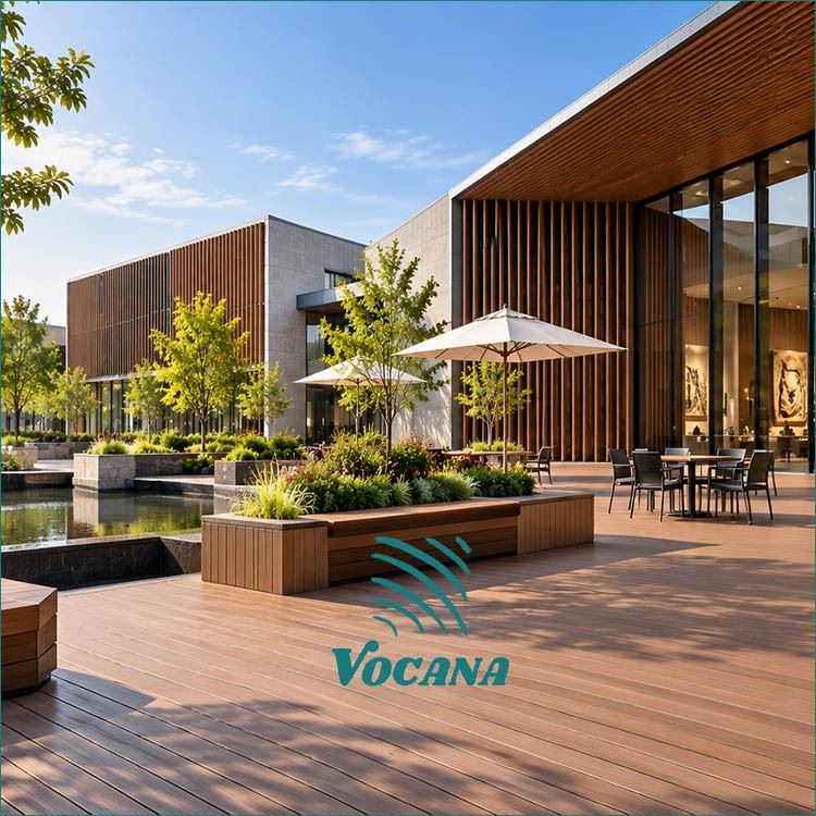 WPC Decking For Hospital Healing Gardens | Vocana suppliers