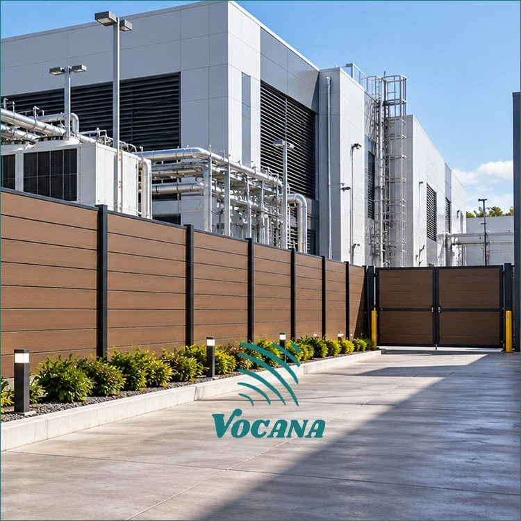 WPC Fencing For Data Center Utility Yards | Vocana factory