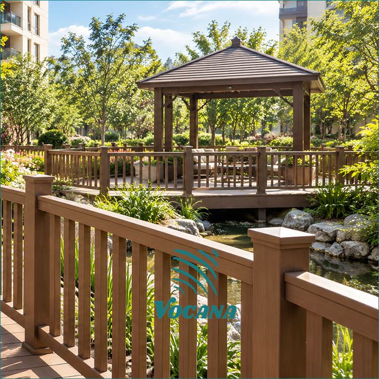 WPC Railing For Senior Living Garden Paths | Vocana