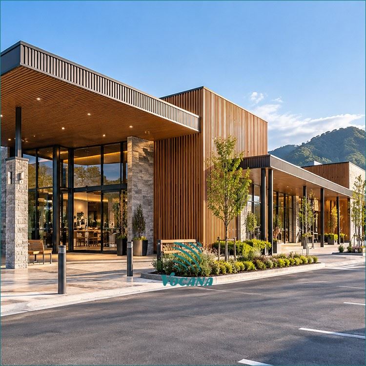 WPC Siding For Workforce Accommodation | Vocana factory